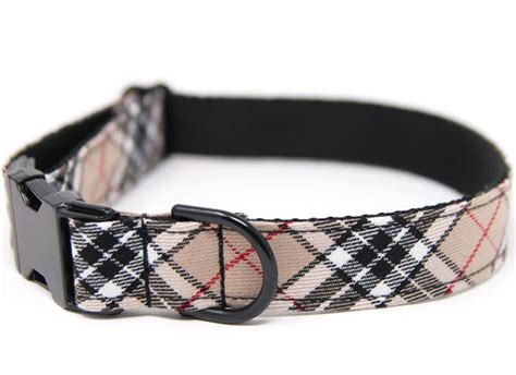 burberry style plaid martingale dog collar|Burberry Dog Martingale Collar .